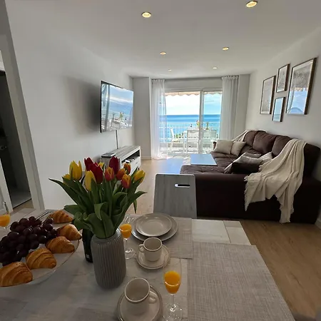 Horizonte 3 Charming With Breathtaking Sea View At First Line Of Apartment Fuengirola