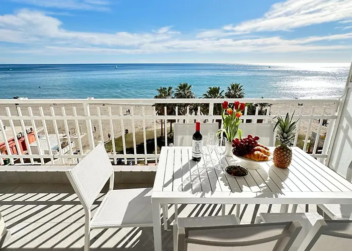 公寓 Horizonte 3 Charming With Breathtaking Sea View At First Line Of